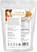 Z Natural Foods Spanish Bee Pollen Granules - Pure & Raw Pollen Granule, Product of Spain - Nutrient-Dense for Energy & Immune Support - Aromatic Sweet Flavor, Sprinkle on Salads & Smoothies, 1lb