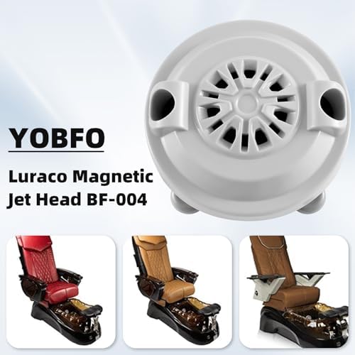 BF-004 Pipeless Magnetic Jet Head Motor,Universal Fit for LURACO Jet Motor Pedicure spa Tubs Chair Part Magnetic Head,Pack of 3