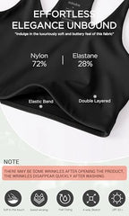 ODODOS Halter Sports Bra for Women Non Padded Strappy Cropped Tops Workout Yoga Crop