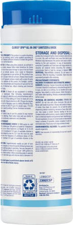 Clorox® Pool&Spa™ Spa Water All-in-One Sanitizer & Shock, Destroys Contaminants, Clears Cloudy Water, 2LB (Pack of 1)