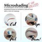 | Microblading & Shading Tattoo | A combination of hair stoke and powdered brows | Non-toxic | Vegan friendly (Dramatic Las Vegas, Black)