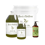 Best of Nature 100% Pure Olive Massage & Body Oil – Cold Pressed, Natural & Unscented Moisturizer for Skin, Hair & Bath, 8 fl oz