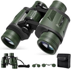 12x40 HD Binoculars for Adults and Kids High Powered, Clear Large View & Low Light Night Vision, Waterproof Binoculars for Hunting, Birds Watching, Cruise Ship, Theaters, Travel and Stargazing