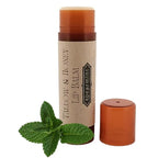 Lip Balm with Beef Tallow, Natural Essential Oils, Unscented, Organic (Spearmint)