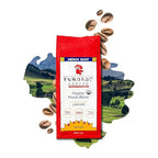 Puroast Low Acid Coffee Ground House Blend, Medium Roast, Certified Low Acid Coffee, 5.5+ pH, Gut Health, 2.2 LB, Higher Antioxidant, Smooth for Espresso, Iced Coffee