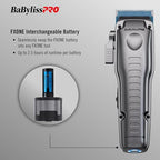 BaBylissPRO FXONE LO-PROFX Professional Cordless Clippers for Men with Interchangeable Battery