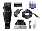Andis Black Label MLC Professional Master Cordless Hair Trimmer, Adjustable Carbon Steel Blade Hair Clipper for Close Cutting, Black