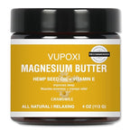 Magnesium Cream for Sleep, Muscle Soreness & Cramps Relief with Jojoba Oil, Vitamin E, Shea Butter - Topical Magnesium Lotion for Calm & Relaxation - (4 fl, Chamomile)