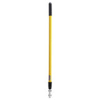 Rubbermaid Commercial Products HYGEN Quick-Connect Adjustable Extension Handle/Pole, Lightweight Cleaning Tool for Floors/Walls/Ceilings/Windows for Janitorial/Residential/Commercial/Business, Yellow