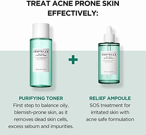 SKIN1004 Tea-Trica Purifying Toner 7.10 fl.oz, 210ml, Soothing Hydration, Acne Care