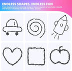 1000pcs Fidget Toys for Adults & Teens,Weak Magnetic Putty Black，Stress Relief Sensory Toys for Autism ADHD Anxiety,Desk Fidgets Toys for Office/Adults Gifts