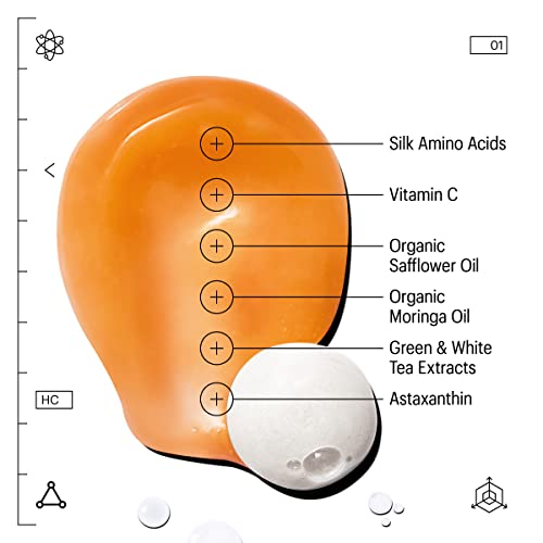 Allies of Skin Molecular Silk Amino Hydrating Cleanser: Hyaluronic Acid, Ceramides, Safflower & Moringa Oils. Nourishes, Conditions & Repairs 100 ml/2.4 oz