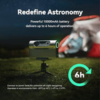 Dwarf 3 Smart Telescope - Portable, Capture Astronomy/Wildlife/Panorama, EQ Mode, Cloud Processing, 4K Auto-Tracking, Ultra-Light 3lb, Suits All Ages