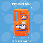 JOYIN 32 oz Bubble Solution Refills (Close to 1L/ 2.5 Gallon), Concentrated Solution for Bubble Machine, Wands, Blower, Easter (Orange)