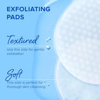 MAREE Glycolic Acid Pads - Toner Pads for Face Cleansing - Tea Tree Oil, Salicylic Acid & Vitamins E, B3, B5 - Facial Peel & Radiance Deep Cleaning Effect - 50 Count
