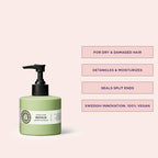 Maria Nila Structure Repair, Leave-in Cream, 6.8 Fl Oz, For Damaged & Chemically Treated Hair, Algae Extract Rebuilds & Moisturizes, 100% Vegan & Sulfate/Paraben free