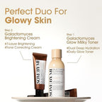 SOME BY MI Galactomyces Glutathione Glow Milky Toner - 6.76Oz, 200ml - Hydrating & Brightening Korean Milky and Rice Toner with Glutathione & Vitamin C for Smooth, Radiant Skin - Korean Skin Care