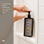 Cremo Rich-Lathering Vintage Suede Body Wash for Men, 32 Fl Oz