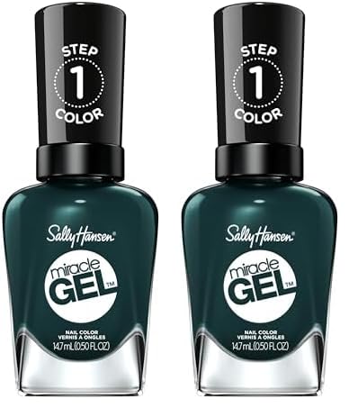 Sally Hansen Miracle Gel Nail Polish, 676 Jealous Boyfriend, 0.5 Fl Oz (Pack of 2)