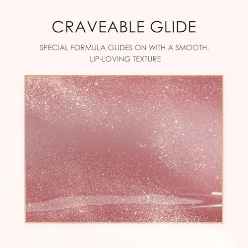 CATKIN Tinted Lip Balm Glitter Lip Stain Ultra Hydrating Lip Moistrurizer Chapstick with Vitamin E Nourishing For Cracked & Dry Lips 0.12 oz C13 Sea of stars - Champagne