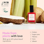 Manucurist • Green Nail Polish Bois de Rose • Natural Classic Nail Polish 9-Free • Vegan and Plant-Based Nail Polish (80%) • Manicure & Nail Care • 0.5 fl oz (BOIS DE ROSE)