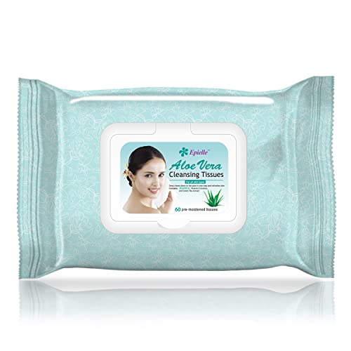 Epielle OG Makeup Remover Cleansing Wipes | Gentle for All Skin Types | Daily Facial Towelettes | Ideal Beauty Gift, Spa Day Set | 4-Pack | Korean Skincare