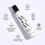 COLOR WOW Color Control Purple Toning + Styling Foam – Instantly rids Blonde & Gray hair of brassy, yellow tones, Alcohol free, crunch free styling