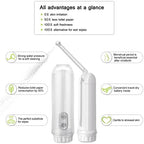 Portable Bidet - Mini Foldable Handheld Personal Travel Bidet with 2 Pressure Options Electric Sprayer Toilet for Personal Hygiene Cleaning/Soothing Postpartum Care/Perineal & Hemmoroid Treatment