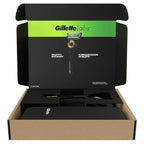 GilletteLabs With Exfoliating Bar Shaving Razor For Men, 1 Handle, 3 Blade Refills, Includes Travel Case for Convenient Storage On The Go