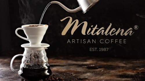 Mitalena Morning Blend Low Acid Coffee Pods - Medium Roast Organic Coffee for Keurig K-cup Coffee Maker - Enjoy Small Batch Artisan Coffee, Avoid Heartburn and Acid Reflux - 96 cups