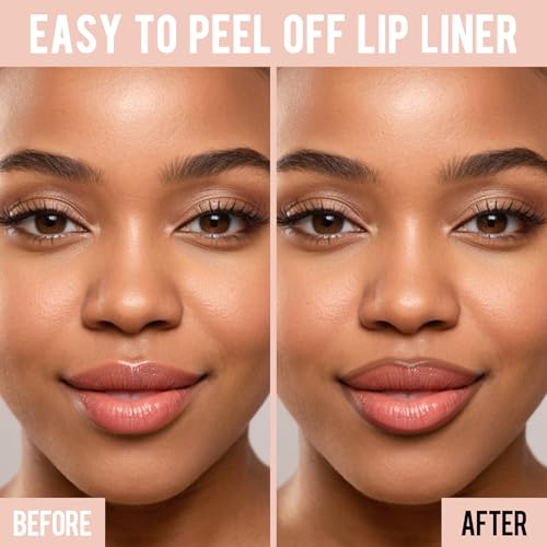 iMethod Lip Stain - Lip Liner Stain, Natural Long Lasting Lip Stain Peel Off, Waterproof Stay On All Day, Transfer-Proof, Highly Pigmented, Instant Peel Off Lip Stain Color, Mauve