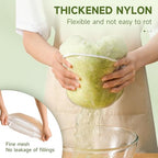 2025 New Soy Milk Bag, Organic Unbleached Cotton Cheesecloth or Food Strainer, Nut Milk Bag Reusable for Straining Oat Milk, Cheese Cloth Bag for Straining, Fine Mesh Cheese Cloth Making (6, Medium)