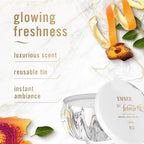 Febreze Scented Candle, Ember Scent, 11 oz 4 Wick Candle, Single Pack