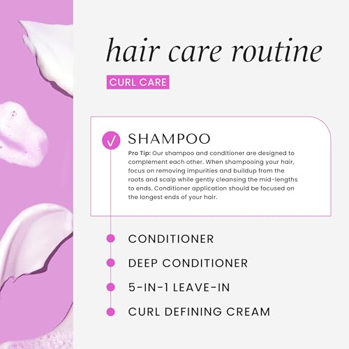 HASK CURL CARE Shampoo + Conditioner Set Coconut and Argan Oil, for Curly Hair Types, Vegan, Color Safe, Gluten-Free, Sulfate-Free, Paraben-Free, Cruelty-Free - 1 Shampoo and 1 Conditioner