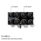 T3 - Volumizing Hot Rollers LUXE | Premium Hair Curler Set for Long Lasting Volume, Body & Shine | Set of 8-4 XL (1.75") & 4 Large (1.5”)