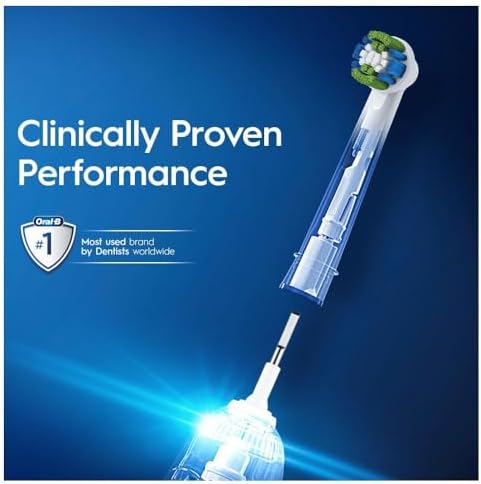 Oral-B Precision Clean Electric Toothbrush Head with CleanMaximiser Technology, Excess Plaque Remover, Pack of 12 Toothbrush Heads, Suitable for Mailbox, White