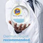 Tide Free & Gentle Liquid Laundry Detergent, 105 fl oz, 80 Loads, HE Compatible