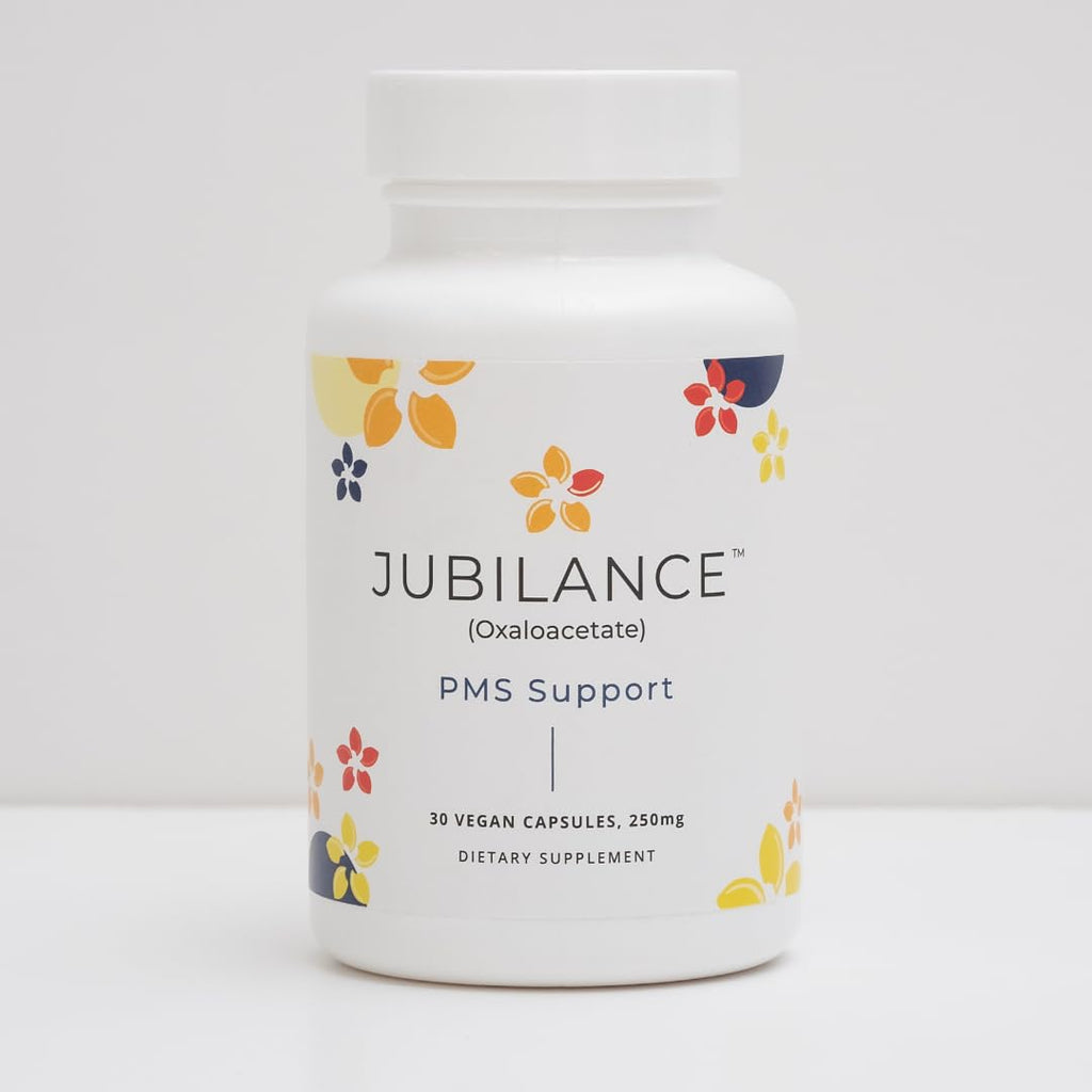 Jubilance PMS Support - Oxaloacetate PMS Relief Vitamin for Women (New Look, Same Clinically Proven Formula)