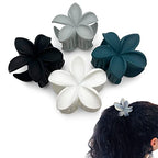 Flower Hair Clips for Women 2.8 Inch for Thick Thin Curly Hair Accessories, Cute Girl Gifts, Strong Hold, Decorative Matte Colors