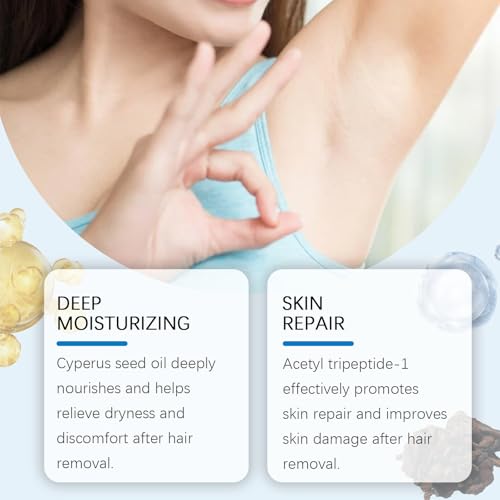 Cyperus Rotundus Oil, Cyprus Oil Natural Nut Grass Oil for Reducing Body Hair Growth, Smooth Skin & Hair Removal, Moisturizing & Soothing