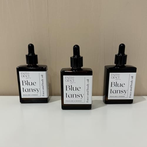 Blue Tansy Face and Body Oil, Made with Organic Ingredients, Hand Crafted in the USA
