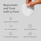 Witch Hazel & Centella Daily Toner Pads - 100 Ct | Hydrating, Exfoliating & Pore Care Korean Skincare - Gentle, Alcohol-Free, with Glycerin for Sensitive Skin by La Pure Cosmetics