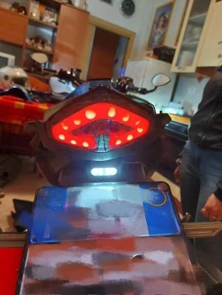 OQHAIR motorcycle tail light Blinker Tail Light Motorcycle Light Rear Brake Taillight For H-ONDA CB1000R 2008-2013 CBR600F