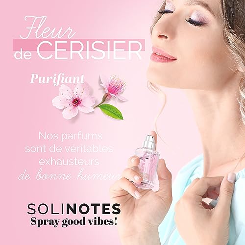 SOLINOTES Cherry Blossom Perfume for Women - Eau De Parfum | Delicate Floral and Soothing Scent - Made in France - Vegan - 0.5 fl.oz