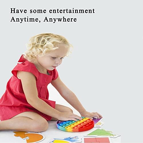 Random 36 Pcs Fidget Toys,Push Pop Fidget Sensory Toys Set,Stress Relief Gifts for Kids & Adults,Pop Bulk & Party Favors Toddler Toys for Easter Gifts,Party Supplies,Classroom Prizes