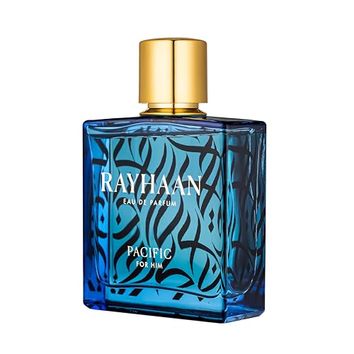 RAYHAAN Pacific for Men Eau de Parfum Spray, 3.4 Ounce