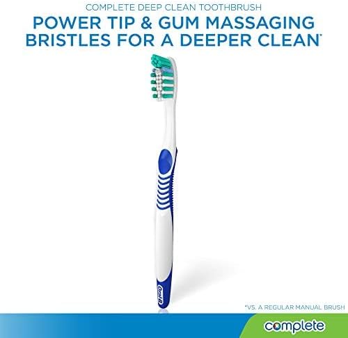 Oral-B Complete Deep Clean Toothbrush, 35 Soft (Colors Vary) - Pack of 6