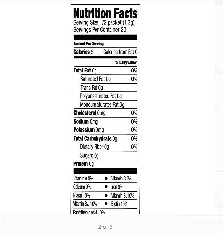 Great Value Energy Acai Blueberry Sugar-Free Drink Mix: 4 box count (40 packets)