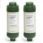 VOESH Vitamin C Shower Filter, Shower Aromatherapy, Water Purifier, Water Softener, Vegan Probiotics, Spa Shower Head, Water Filter, Shower Self-Care