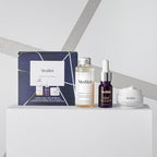Medik8 Glow To Go Trio - Brightening Holiday Skin Care Gift Set - With Exfoliating PHA Toner, B5 Hyaluronic Acid Serum, and Advanced Ceramide Night Cream - Gift Set For Hydrated, Glowing Skin - 3 pc